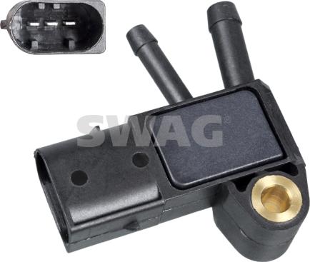 Swag 10 94 3587 - Capteur, pression des gaz échappement droxauto.com