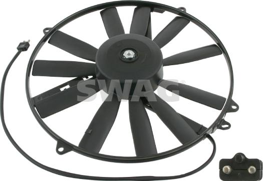 Swag 10 91 8932 - Ventilateur, condenseur de climatisation droxauto.com