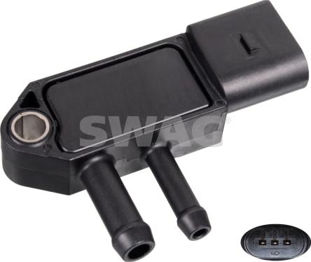 Swag 30 94 0856 - Capteur, pression des gaz échappement droxauto.com
