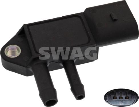 Swag 30 94 0767 - Capteur, pression des gaz échappement droxauto.com
