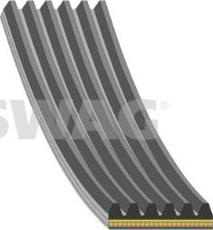 Swag 33 10 5308 - Courroie trapézoïdale à nervures droxauto.com