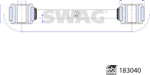 Swag 33 10 8800 - Entretoise / tige, stabilisateur droxauto.com