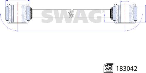 Swag 33 10 8802 - Entretoise / tige, stabilisateur droxauto.com