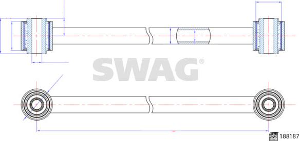 Swag 33 11 0578 - Biellette de barre stabilisatrice droxauto.com