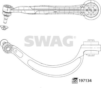 Swag 33 11 2488 - Bras de liaison, suspension de roue droxauto.com