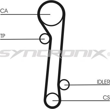 SYNCRONIX SY210781 - Kit de distribution droxauto.com