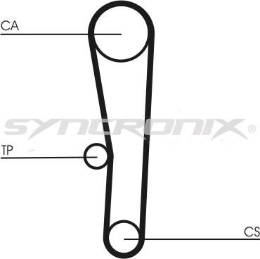 SYNCRONIX SY1062N - Courroie de distribution droxauto.com