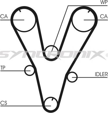 SYNCRONIX SY1101085 - Kit de distribution droxauto.com