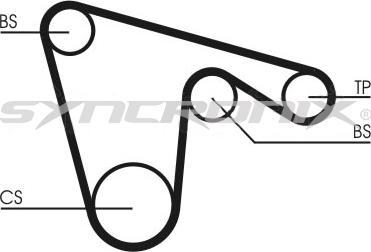 SYNCRONIX SY110970 - Kit de distribution droxauto.com