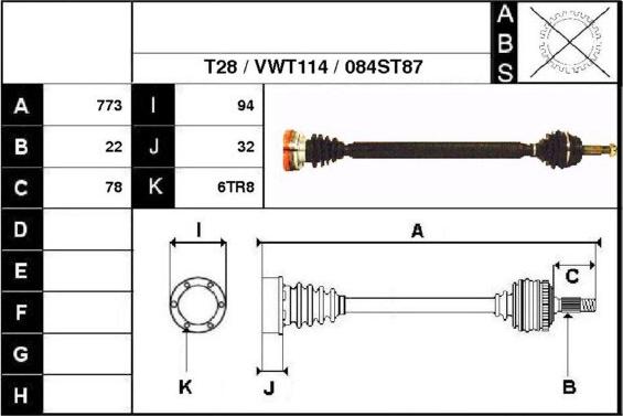 Technika 67084 - Arbre de transmission droxauto.com