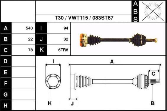 Technika 67083 - Arbre de transmission droxauto.com