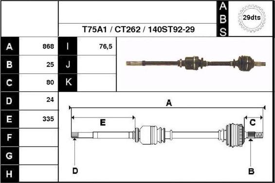 Technika 18140A1 - Arbre de transmission droxauto.com