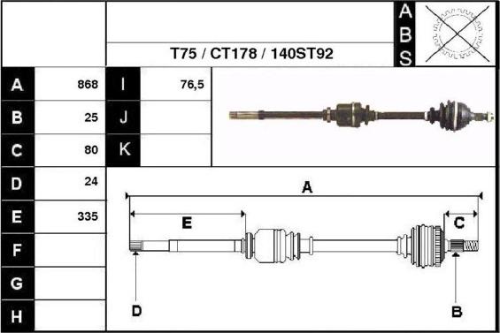 Technika 18140 - Arbre de transmission droxauto.com