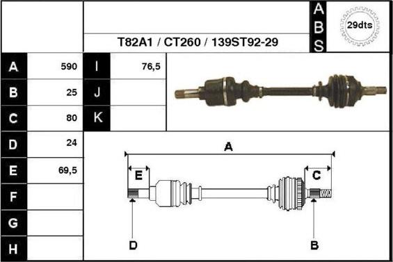 Technika 18139A1 - Arbre de transmission droxauto.com