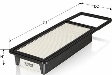 Tecneco Filters AR9945PM-J - Filtre à air droxauto.com