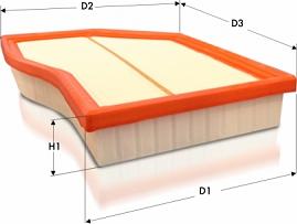 Tecneco Filters AR1648PM - Filtre à air droxauto.com