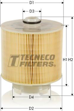 Tecneco Filters AR10216 - Filtre à air droxauto.com