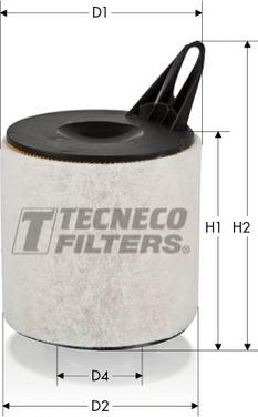 Tecneco Filters AR1370 - Filtre à air droxauto.com