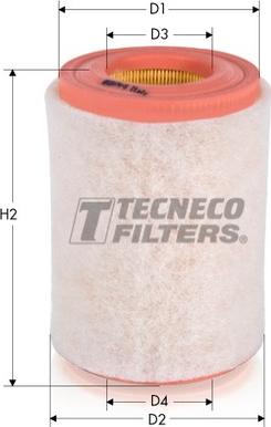 Tecneco Filters AR2194S - Filtre à air droxauto.com
