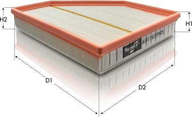Tecneco Filters AR1783PMS - Filtre à air droxauto.com