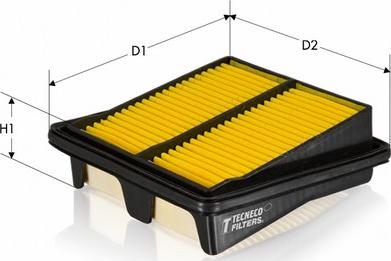 Tecneco Filters AR1724PM-J - Filtre à air droxauto.com