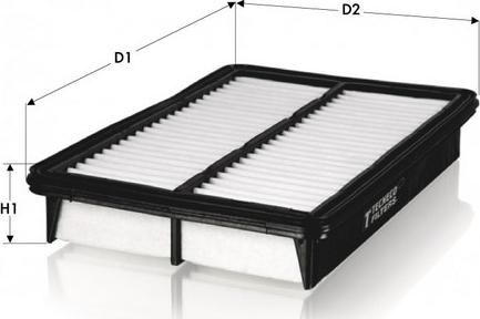 Tecneco Filters AR8922PM-J - Filtre à air droxauto.com