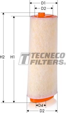 Tecneco Filters AR629 - Filtre à air droxauto.com