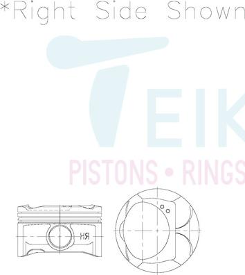 Teikin 46397.050 - Piston droxauto.com