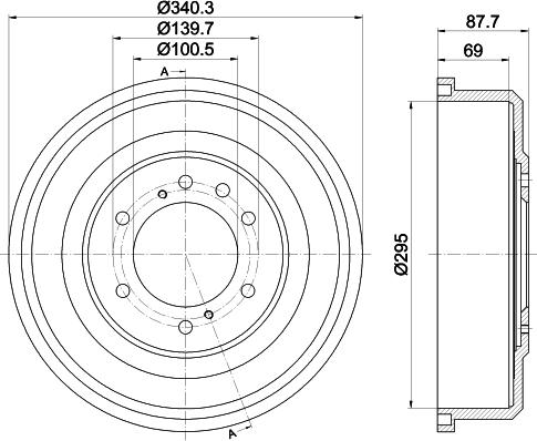 Textar 94036700 - Tambour de frein droxauto.com