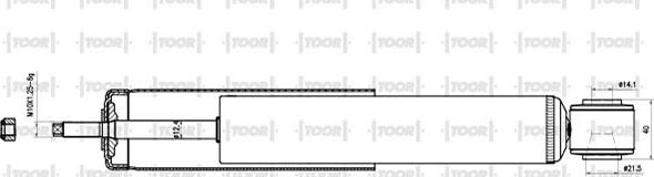 TOOR SG59040 - Amortisseur droxauto.com