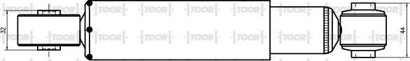 TOOR SG50040 - Amortisseur droxauto.com