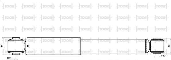 TOOR SG50790 - Amortisseur droxauto.com