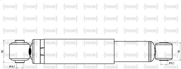 TOOR SG53910 - Amortisseur droxauto.com