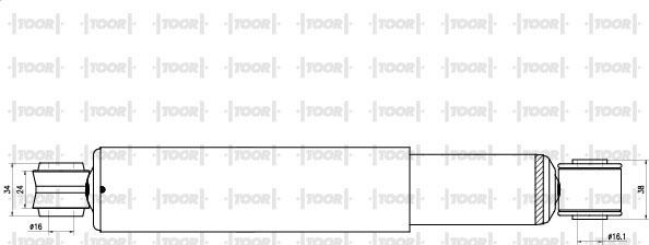 TOOR SG53540 - Amortisseur droxauto.com