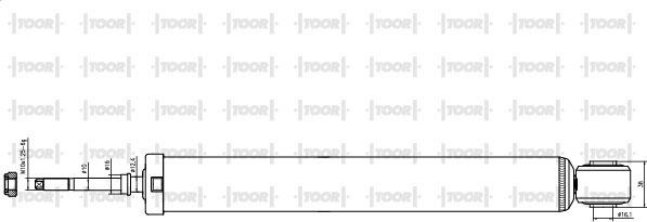 TOOR SG53310 - Amortisseur droxauto.com