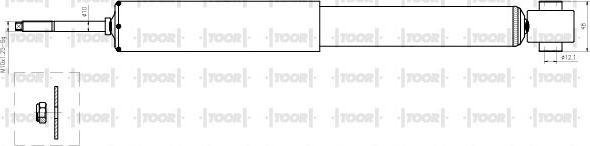 TOOR SG53370 - Amortisseur droxauto.com