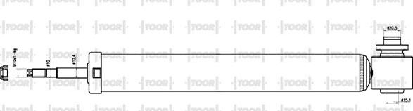 TOOR SG57170 - Amortisseur droxauto.com