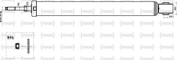 TOOR SG57230 - Amortisseur droxauto.com