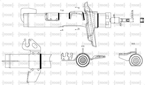 TOOR SG15300 - Amortisseur droxauto.com