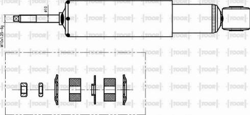 TOOR SG16830 - Amortisseur droxauto.com