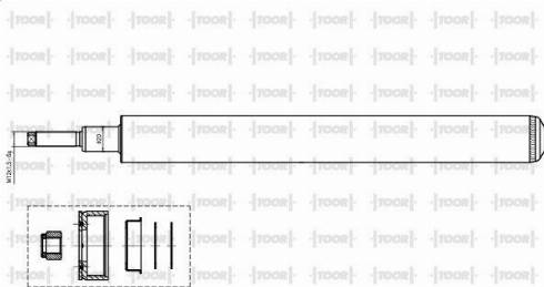 TOOR SG17070 - Amortisseur droxauto.com