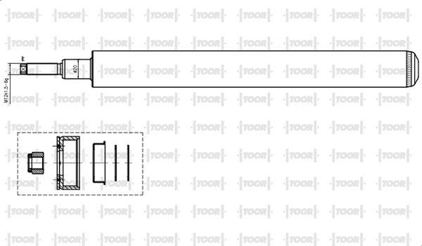 TOOR SO14320 - Amortisseur droxauto.com
