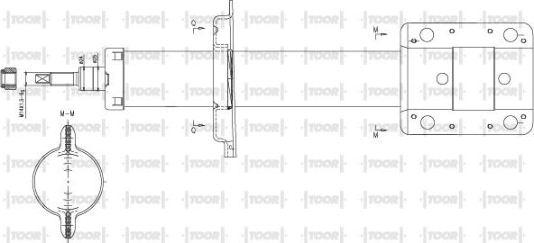 TOOR SO11850 - Amortisseur droxauto.com