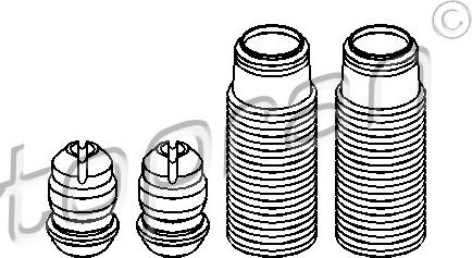 Topran 914 001 - Kit de protection contre la poussière, amortisseur droxauto.com