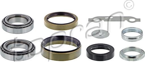 Topran 401 374 - Kit de roulements de roue droxauto.com