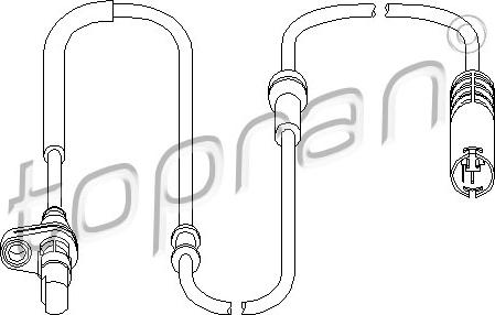 Topran 501 537 - Capteur, vitesse de roue droxauto.com