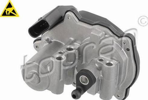 Topran 633 208 - Element d'ajustage, soupapes de turburlence (tuyau d'admis°) droxauto.com