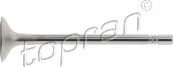 Topran 116 858 - Soupape d'admission droxauto.com