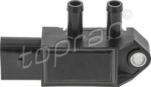 Topran 116 250 - Capteur, pression des gaz échappement droxauto.com