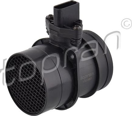 Topran 110 580 - Débitmètre de masse d'air droxauto.com